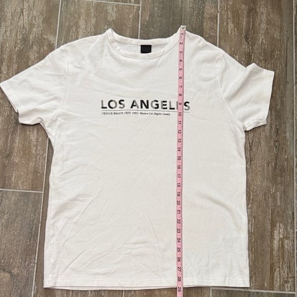 H&M White Los Angeles Graphic Tee - Picture 5 of 7